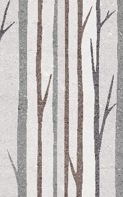 Rolgordijn verduisterend Boomstammen