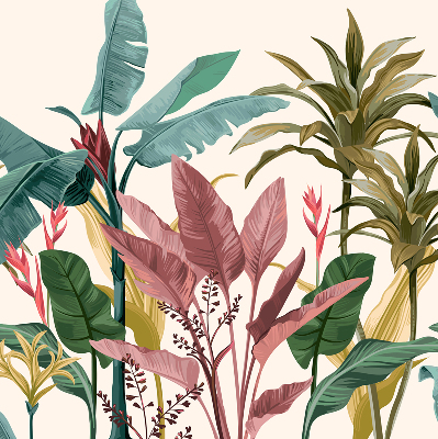 Rolgordijn voor het raam Kleurrijke bladeren