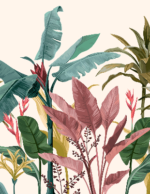 Rolgordijn voor het raam Kleurrijke bladeren