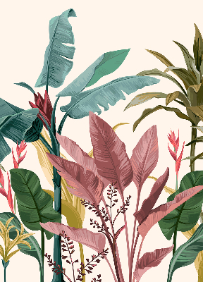 Rolgordijn voor het raam Kleurrijke bladeren