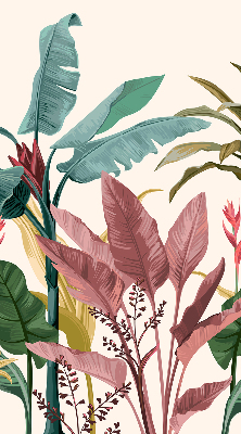 Rolgordijn voor het raam Kleurrijke bladeren