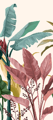 Rolgordijn voor het raam Kleurrijke bladeren