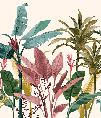 Rolgordijn voor het raam Kleurrijke bladeren