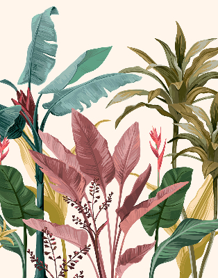 Rolgordijn voor het raam Kleurrijke bladeren