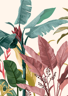 Rolgordijn voor het raam Kleurrijke bladeren