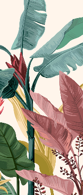 Rolgordijn voor het raam Kleurrijke bladeren