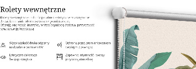 Rolgordijn voor het raam Kleurrijke bladeren