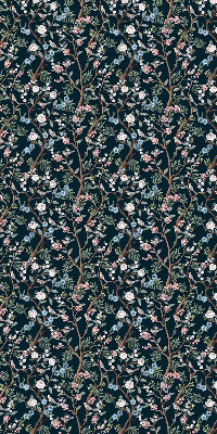 Rolgordijn verduisterend Bloemenranken