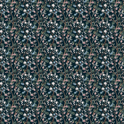 Rolgordijn verduisterend Bloemenranken