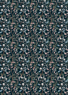 Rolgordijn verduisterend Bloemenranken