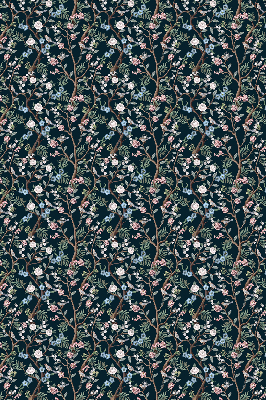 Rolgordijn verduisterend Bloemenranken