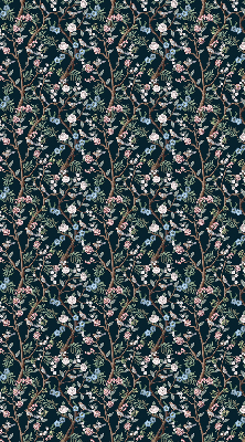 Rolgordijn verduisterend Bloemenranken