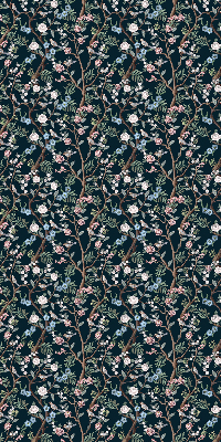 Rolgordijn verduisterend Bloemenranken