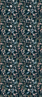 Rolgordijn verduisterend Bloemenranken