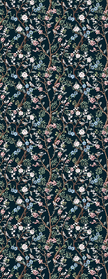 Rolgordijn verduisterend Bloemenranken