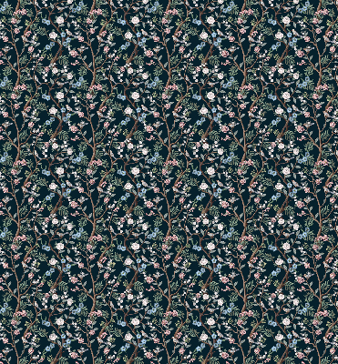 Rolgordijn verduisterend Bloemenranken