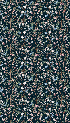 Rolgordijn verduisterend Bloemenranken