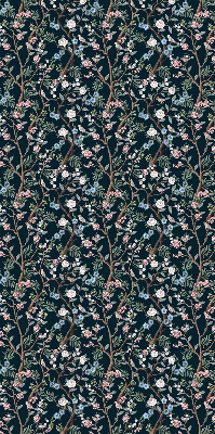 Rolgordijn verduisterend Bloemenranken