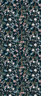 Rolgordijn verduisterend Bloemenranken