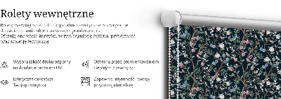 Rolgordijn verduisterend Bloemenranken