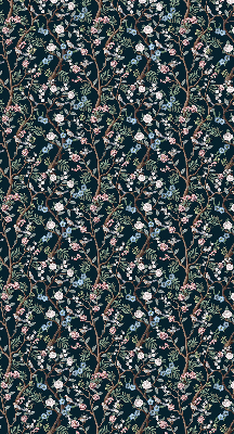 Rolgordijn verduisterend Bloemenranken