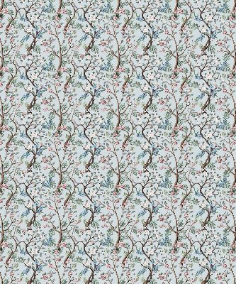 Rolgordijn voor het raam Bloemenranken op een lichte achtergrond