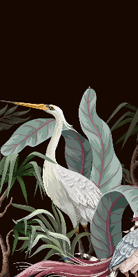 Rolgordijn verduisterend Vogels in de bladeren