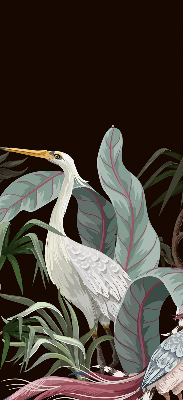 Rolgordijn verduisterend Vogels in de bladeren