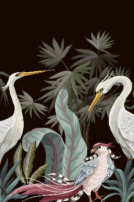 Rolgordijn verduisterend Vogels in de bladeren