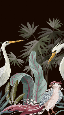 Rolgordijn verduisterend Vogels in de bladeren