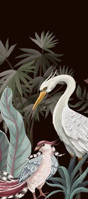 Rolgordijn verduisterend Vogels in de bladeren