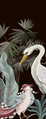 Rolgordijn verduisterend Vogels in de bladeren