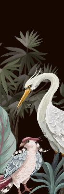 Rolgordijn verduisterend Vogels in de bladeren