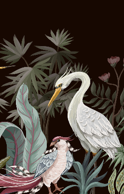 Rolgordijn verduisterend Vogels in de bladeren