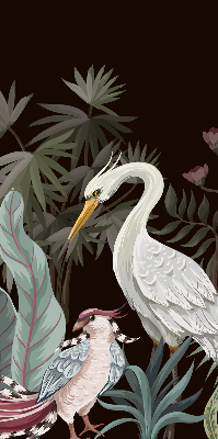 Rolgordijn verduisterend Vogels in de bladeren