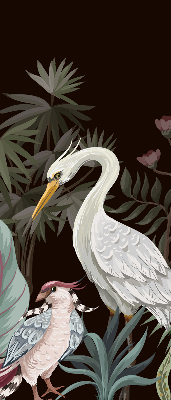 Rolgordijn verduisterend Vogels in de bladeren