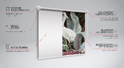 Rolgordijn verduisterend Vogels in de bladeren