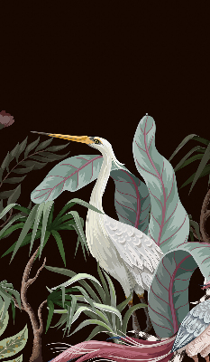 Rolgordijn verduisterend Vogels in de bladeren