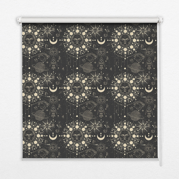 Rolgordijn voor het raam Kosmos