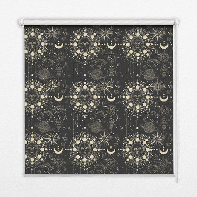 Rolgordijn voor het raam Kosmos