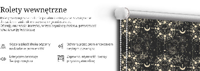 Rolgordijn voor het raam Kosmos