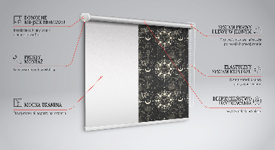 Rolgordijn voor het raam Kosmos