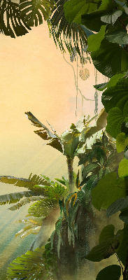 Rolgordijn voor het raam Plantenframe