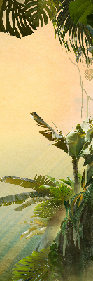 Rolgordijn voor het raam Plantenframe