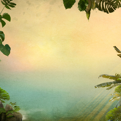 Rolgordijn voor het raam Plantenframe