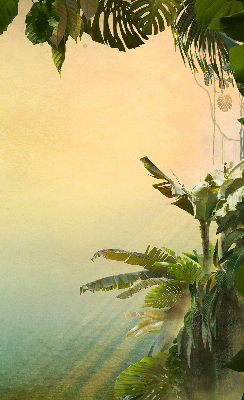 Rolgordijn voor het raam Plantenframe