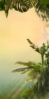 Rolgordijn voor het raam Plantenframe