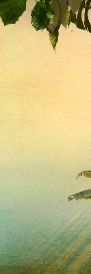 Rolgordijn voor het raam Plantenframe