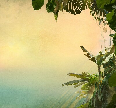 Rolgordijn voor het raam Plantenframe