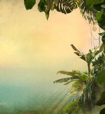 Rolgordijn voor het raam Plantenframe